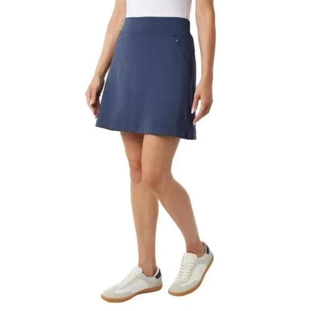 32 Degrees Cool Womens Athletic Skort Pockets, Blue, Size: XS, New - Picture 2 of 5